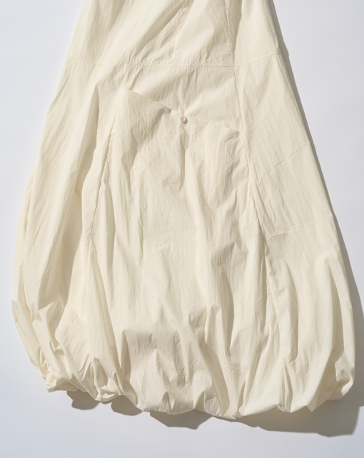 [5/17new]Cotton Nylon Tank Dress white 5月下旬入荷