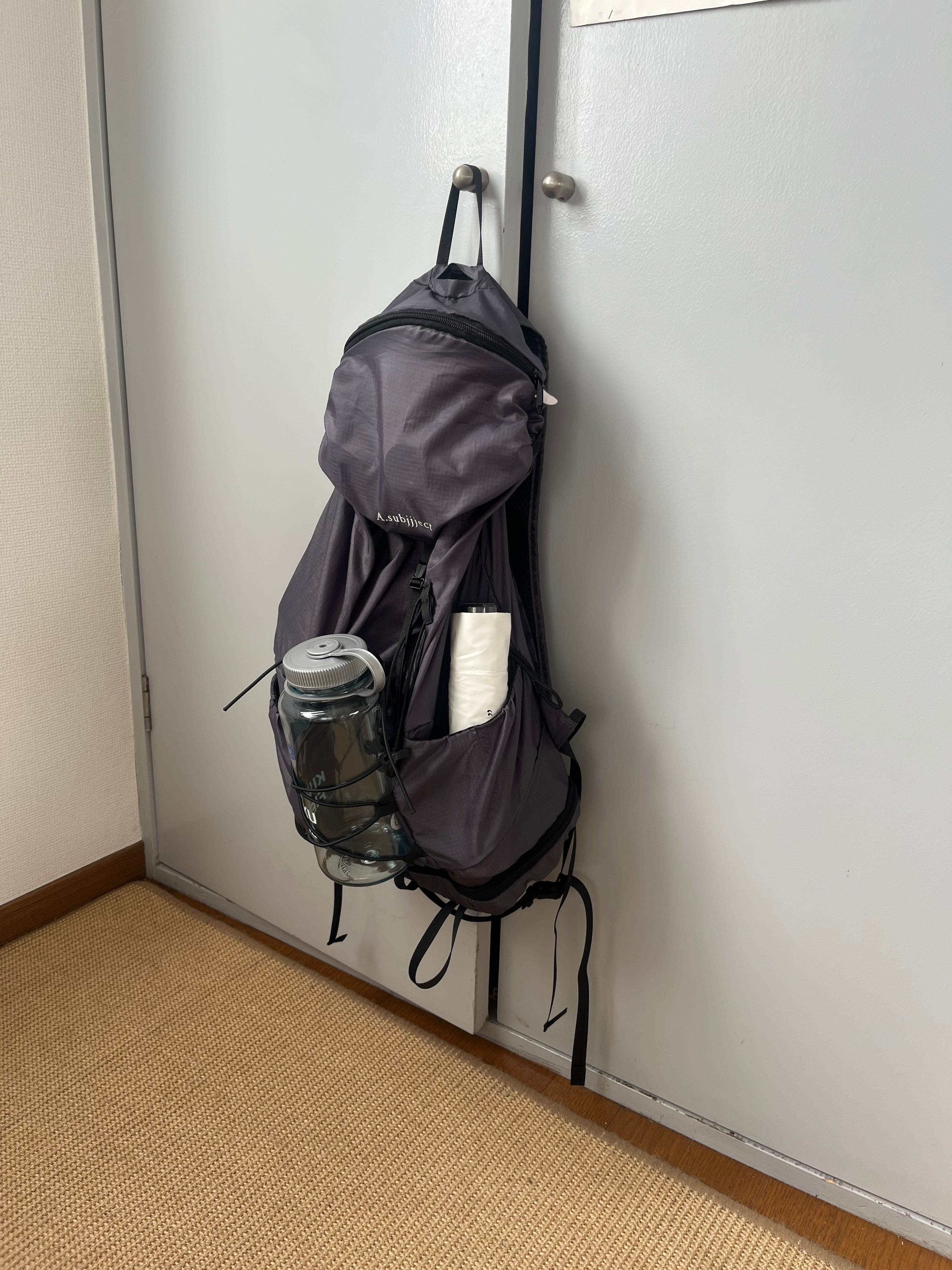【maaaaa】 a.subjjject バックパック リュック 9/6restock］ Packable Trek Backpack black – A.subjjject