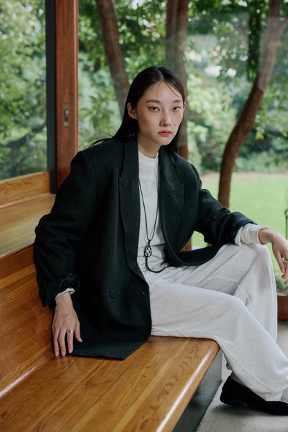[10/15new] hem light sweat tops WH