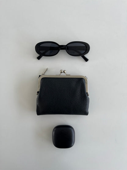 [7/23 new]Soft Leather Frame Wallet