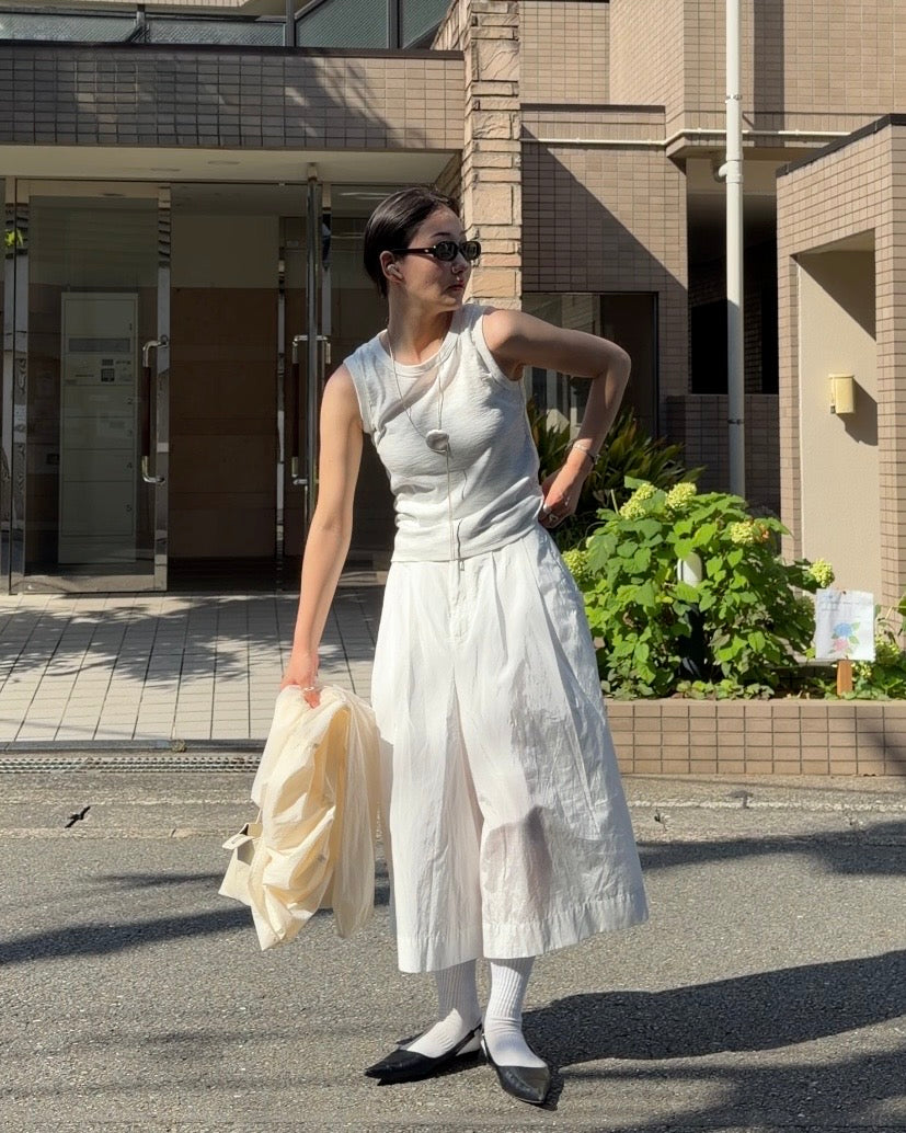 [7/23new]Smooth mini Boston Bag white