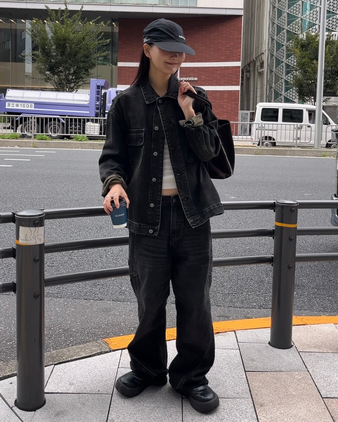 10/30 new]Washed Denim set black 11月下旬〜12月上旬入荷分 – A