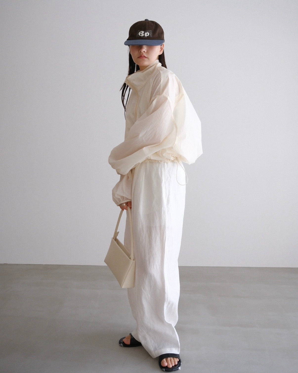 [7/30new]easy linen wide pants white