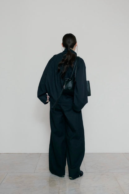 button drape jacket