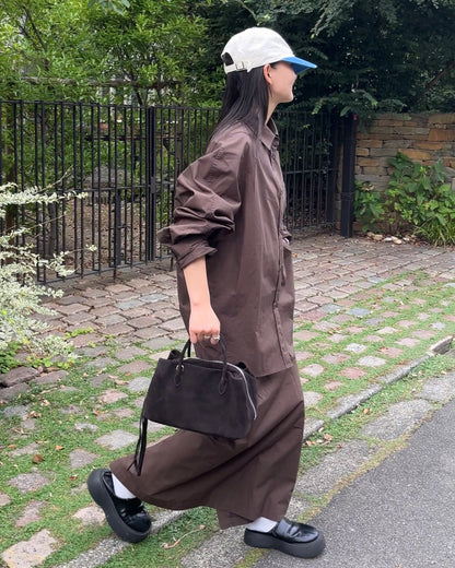 ［11/16restock］Suede Boston square bag S 12月中旬入荷分