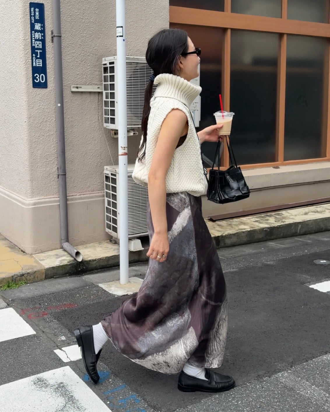 [9/24new] wide rib knit vest 10月中旬〜下旬入荷分