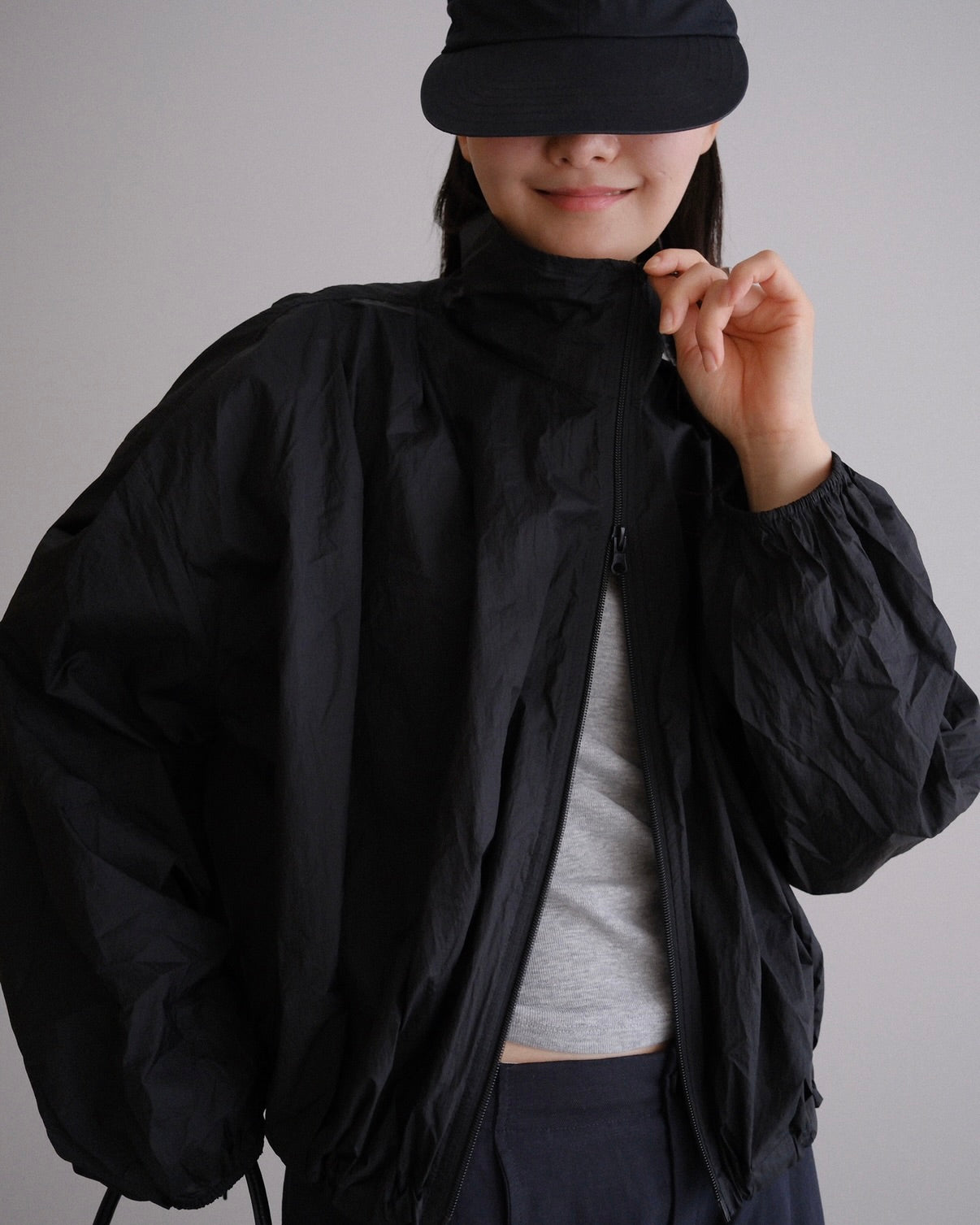 [8/6new]air balloon jacket black