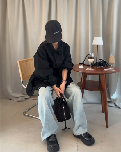 curve lose wide denim