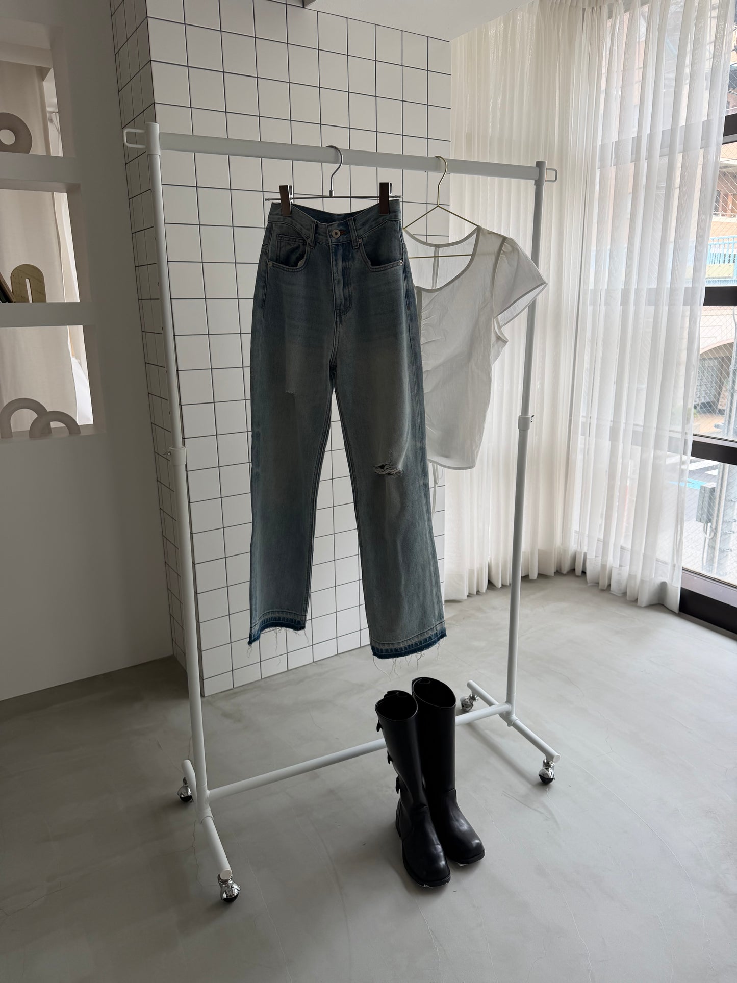 [9/17new]Washed Fade Denim