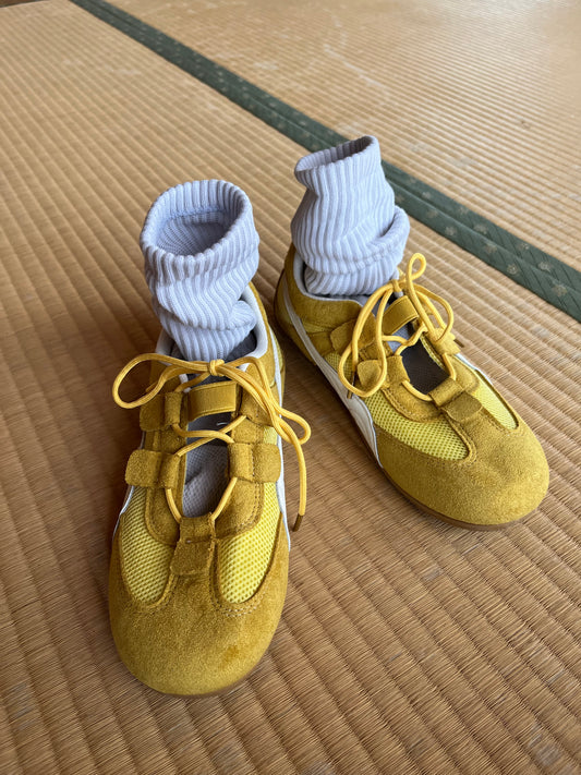[8/28new][予約] Ballet Line Sneakers yellow 9月下旬入荷予定