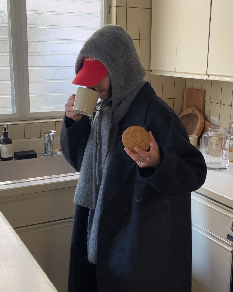 Calm Layer Double Coat Gray