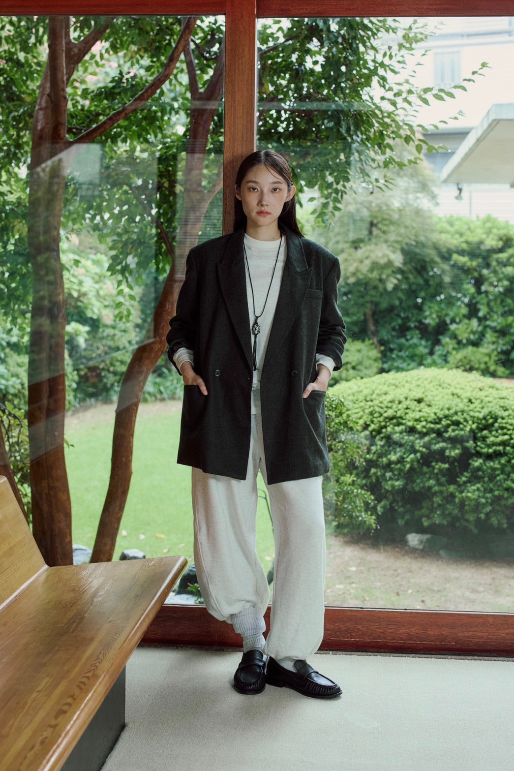 [10/15new] hem light sweat tops WH