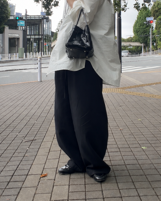 [9/17new] after hours pants black  10月中旬～下旬入荷