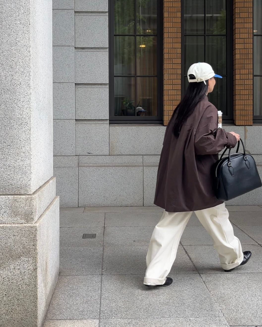 Boston Leather Dome Bag