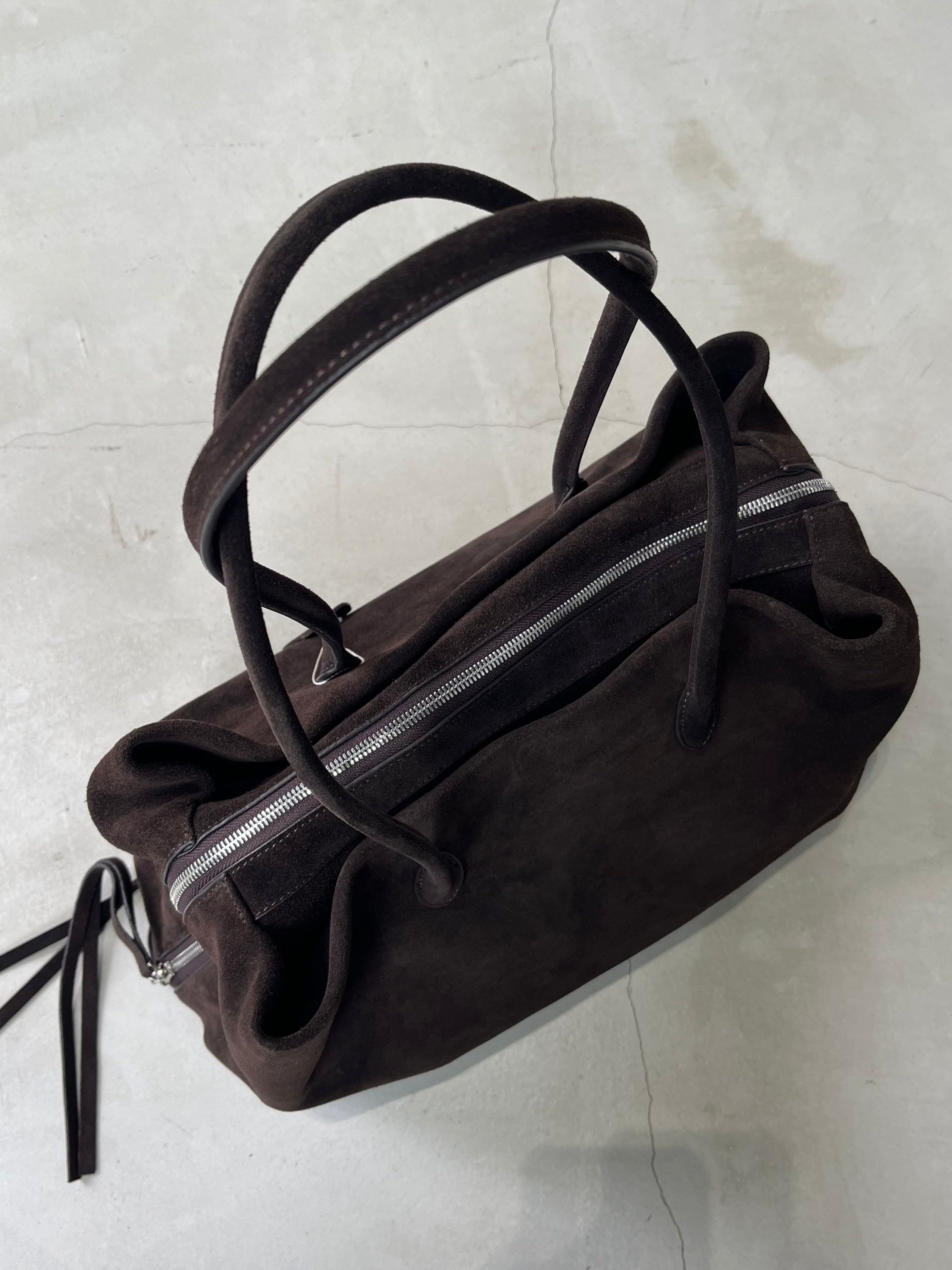 再々販売予定］Suede Boston square bag L – A.subjjject