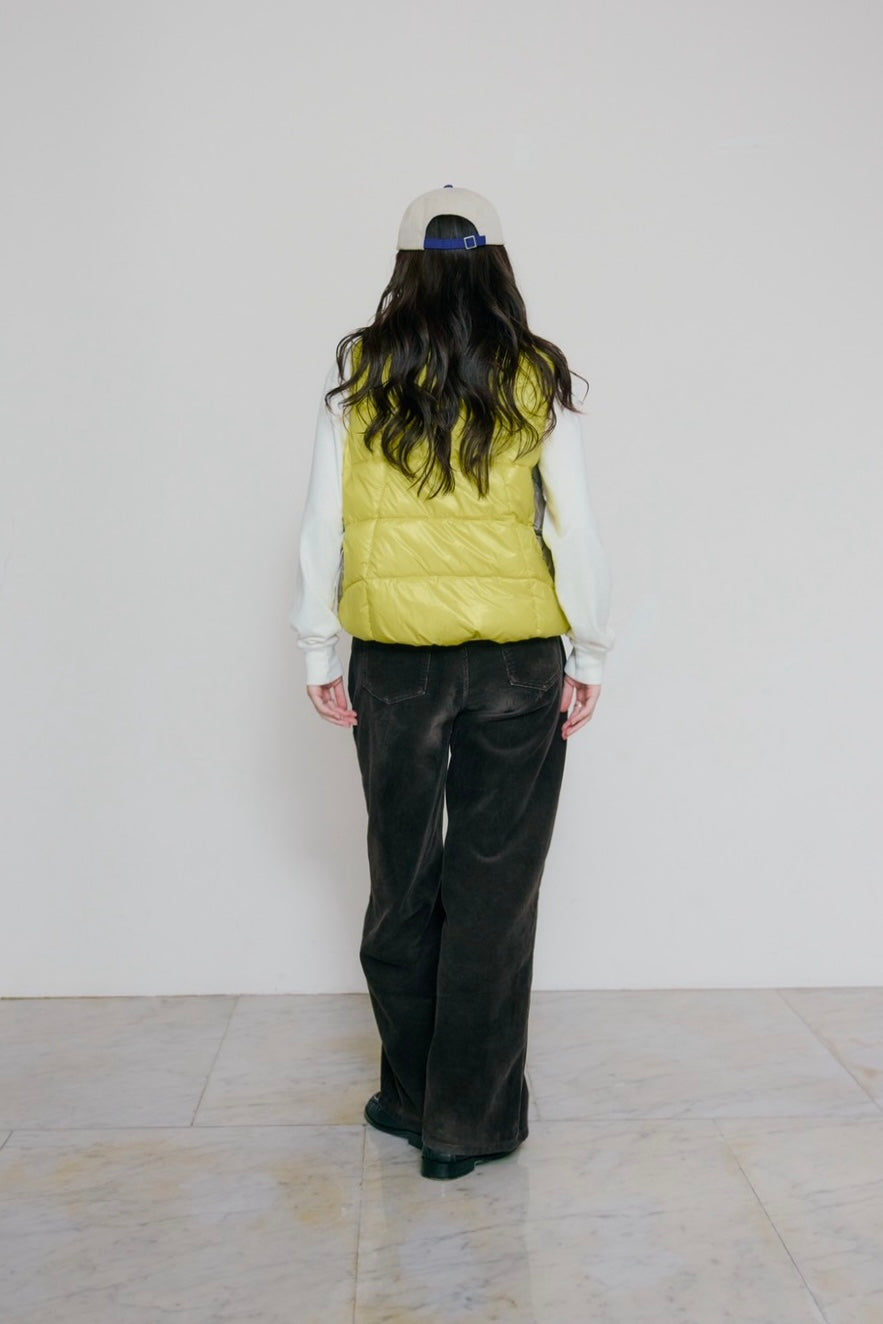 [10/22new] glossy padded vest YW