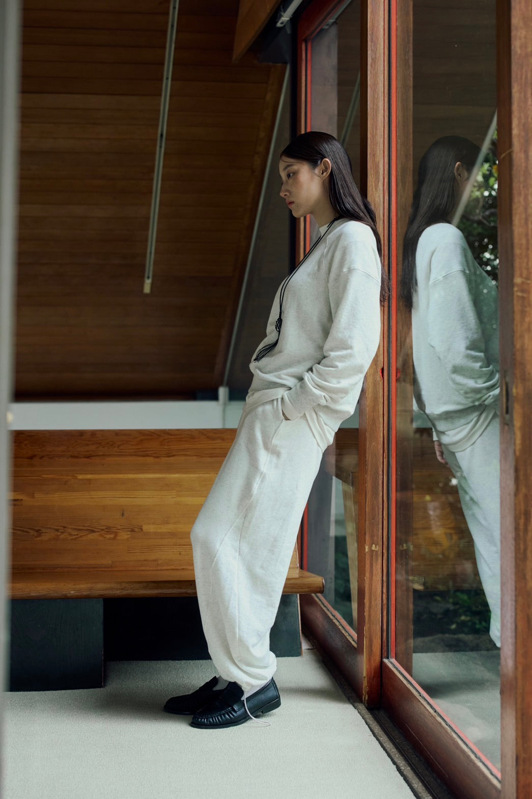 [10/15new] hem light sweat tops WH