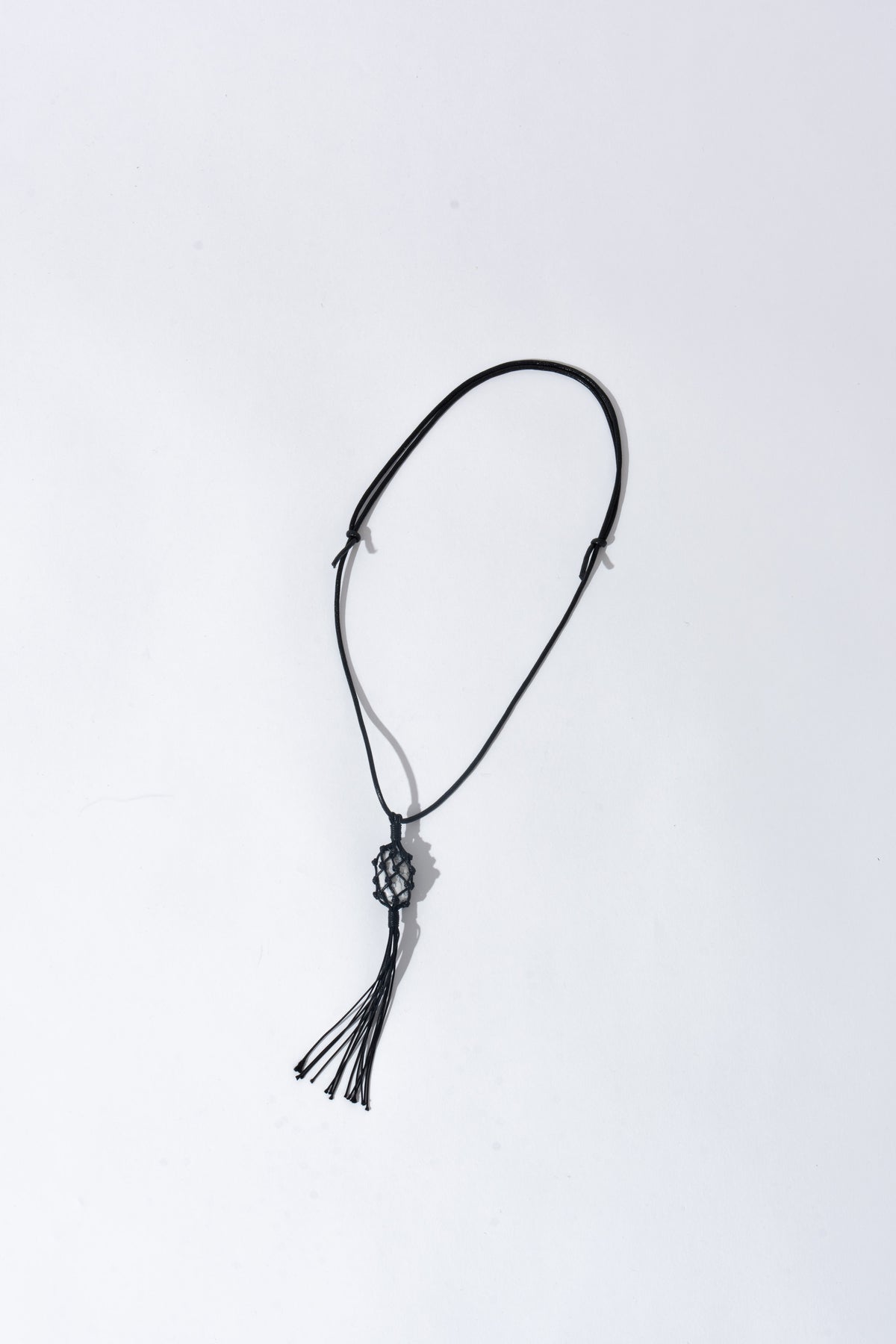 [9/17new] macramé stone necklace 10月中旬～下旬入荷