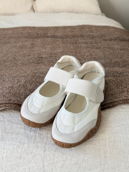 ［6/11new］Belt Fit Shoes white