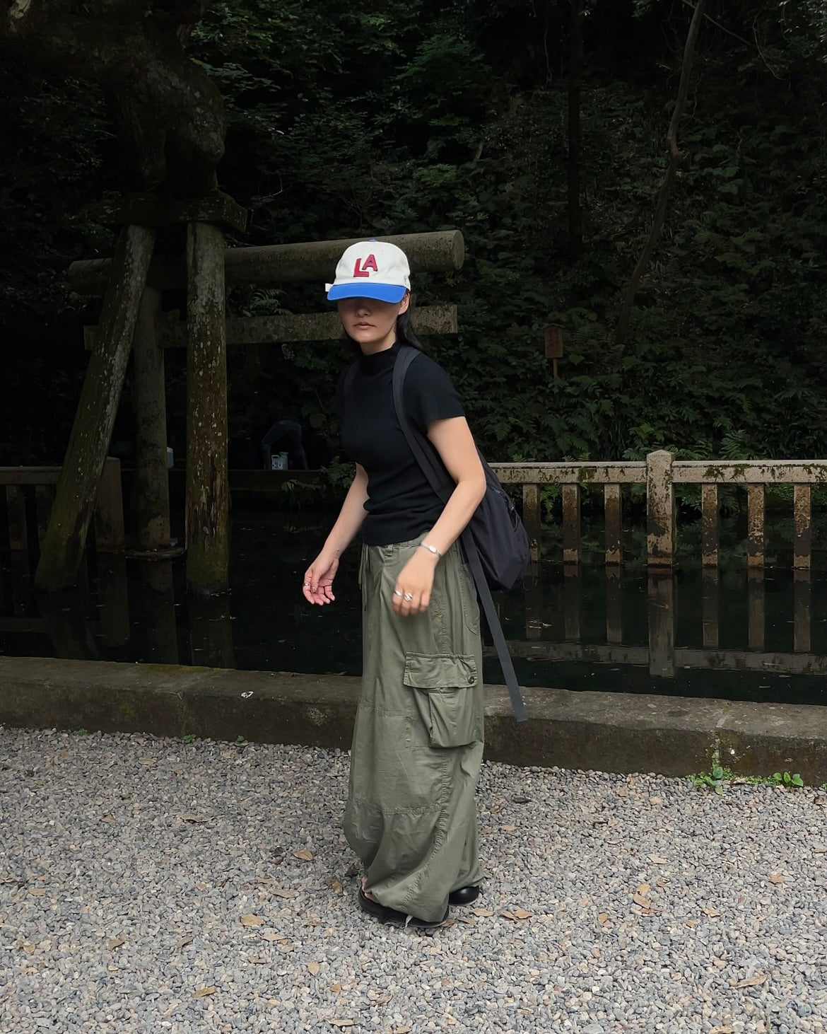 Cargo Parachute Pants khaki