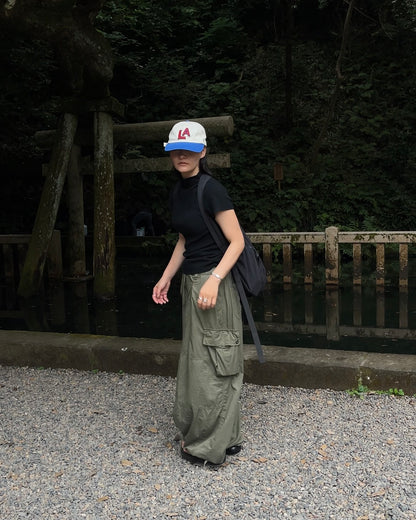 Cargo Parachute Pants khaki