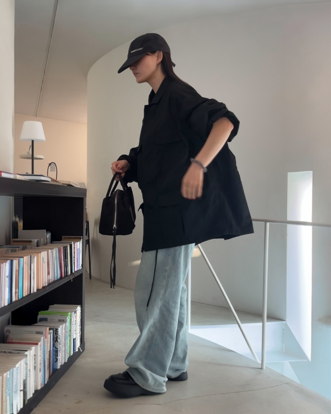 curve lose wide denim