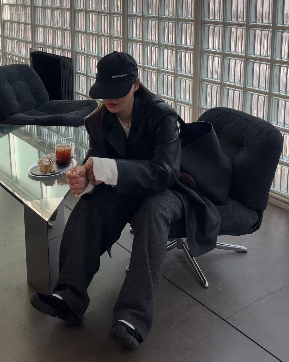 [2/12new]Soft Leather Mary Jane Shoes