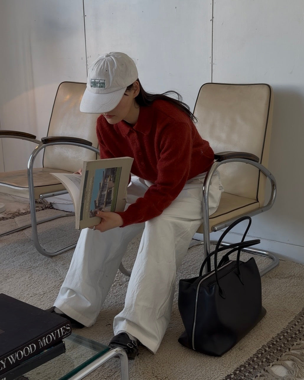 [2/12new] Cotton Wide Balance Pants