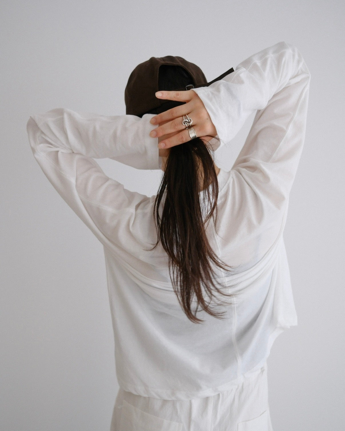 [7/9new]natural sheer long sleeve