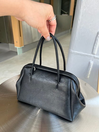 [9/14restock][予約]minimal Leather 2way Bag black 9月下旬～10月初旬入荷