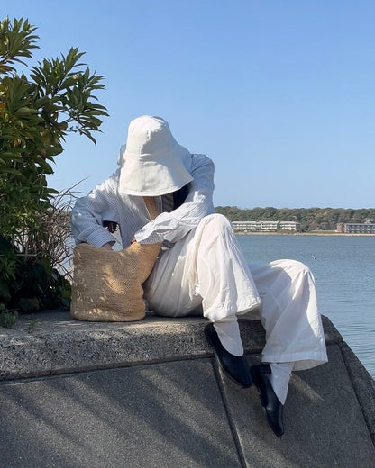 [4/16 new]Easy Form Pants  white 5月初旬入荷分