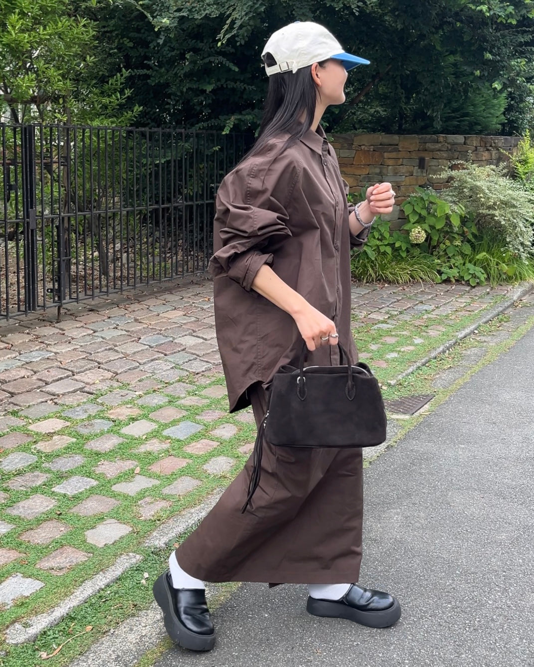 [11/6new] Structured Cotton Skirt