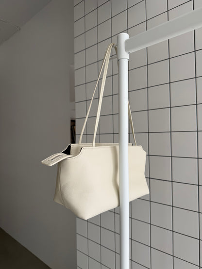 [7/23new]Smooth mini Boston Bag white
