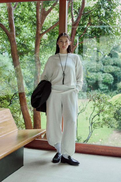 [10/15new] hem light sweat tops WH