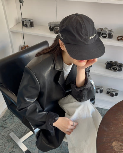 [2/12new] Urban Leather-Like Jacket