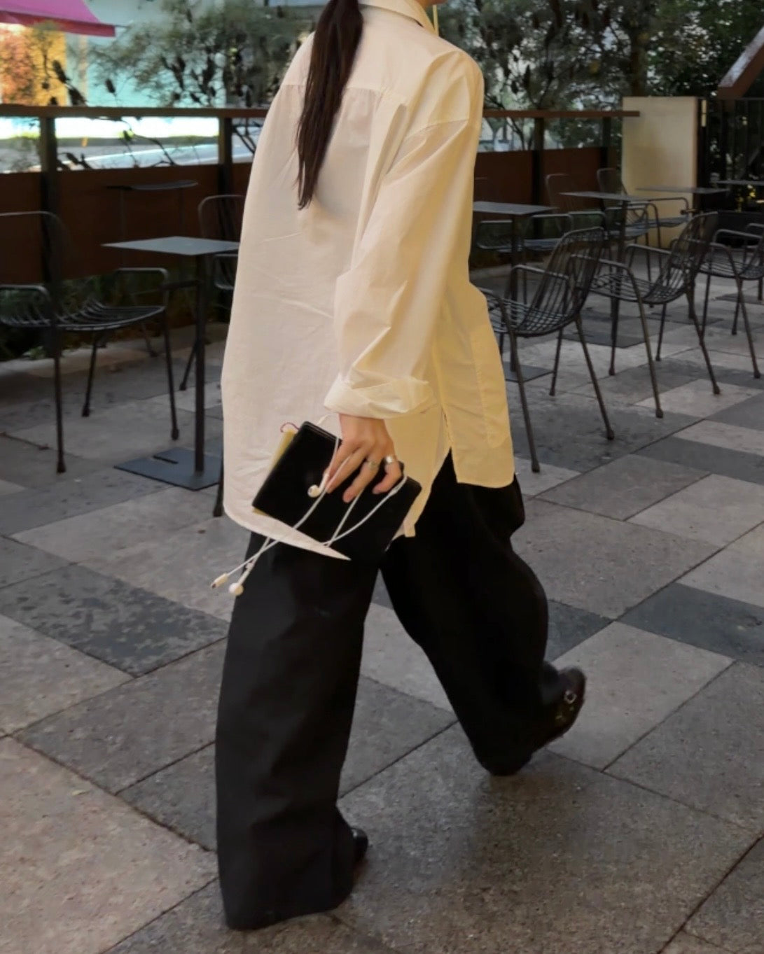 [9/17new] after hours pants black  10月中旬～下旬入荷