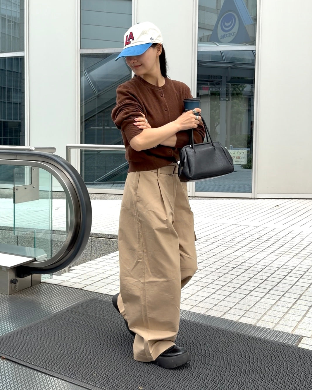パンツ yuu2335 10/23new]Belt Detail Wide Pants beige – A.subjjject