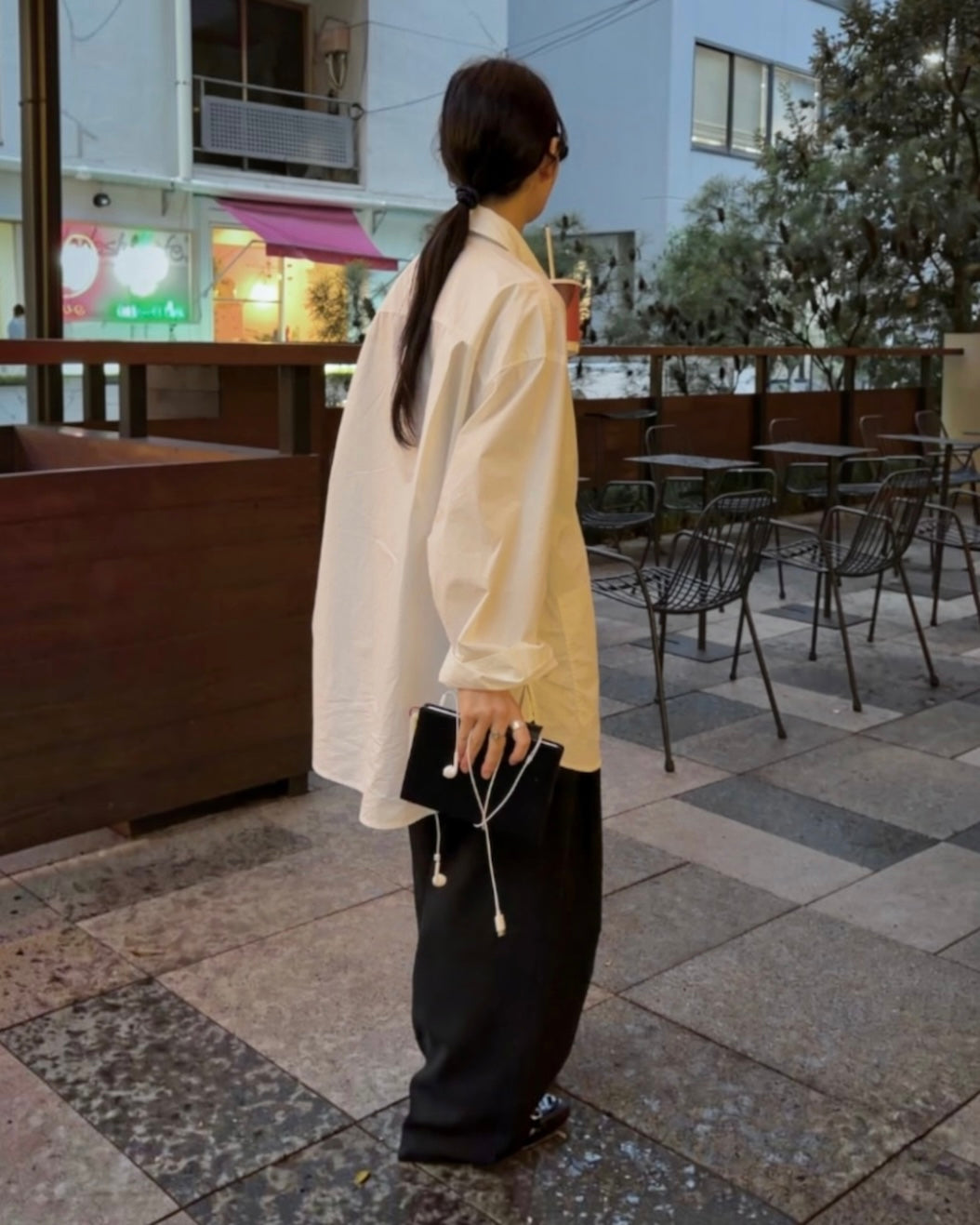[9/17new] after hours pants black  10月中旬～下旬入荷