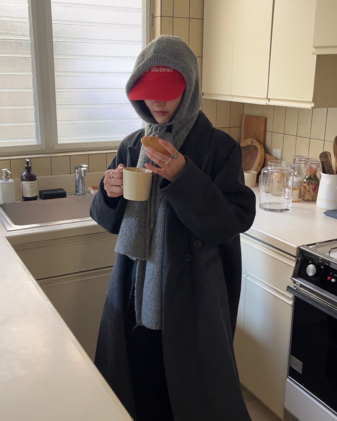 Calm Layer Double Coat Gray