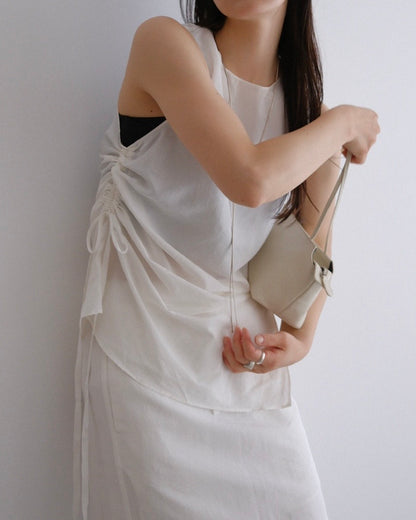[/8/27new]Silk Sleeveless  onepiece