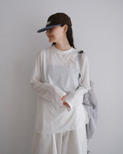 [7/9new]natural sheer long sleeve