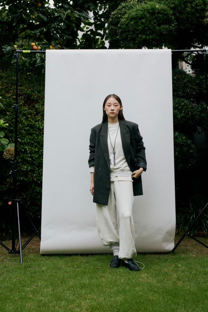 [10/15new] hem light sweat tops WH