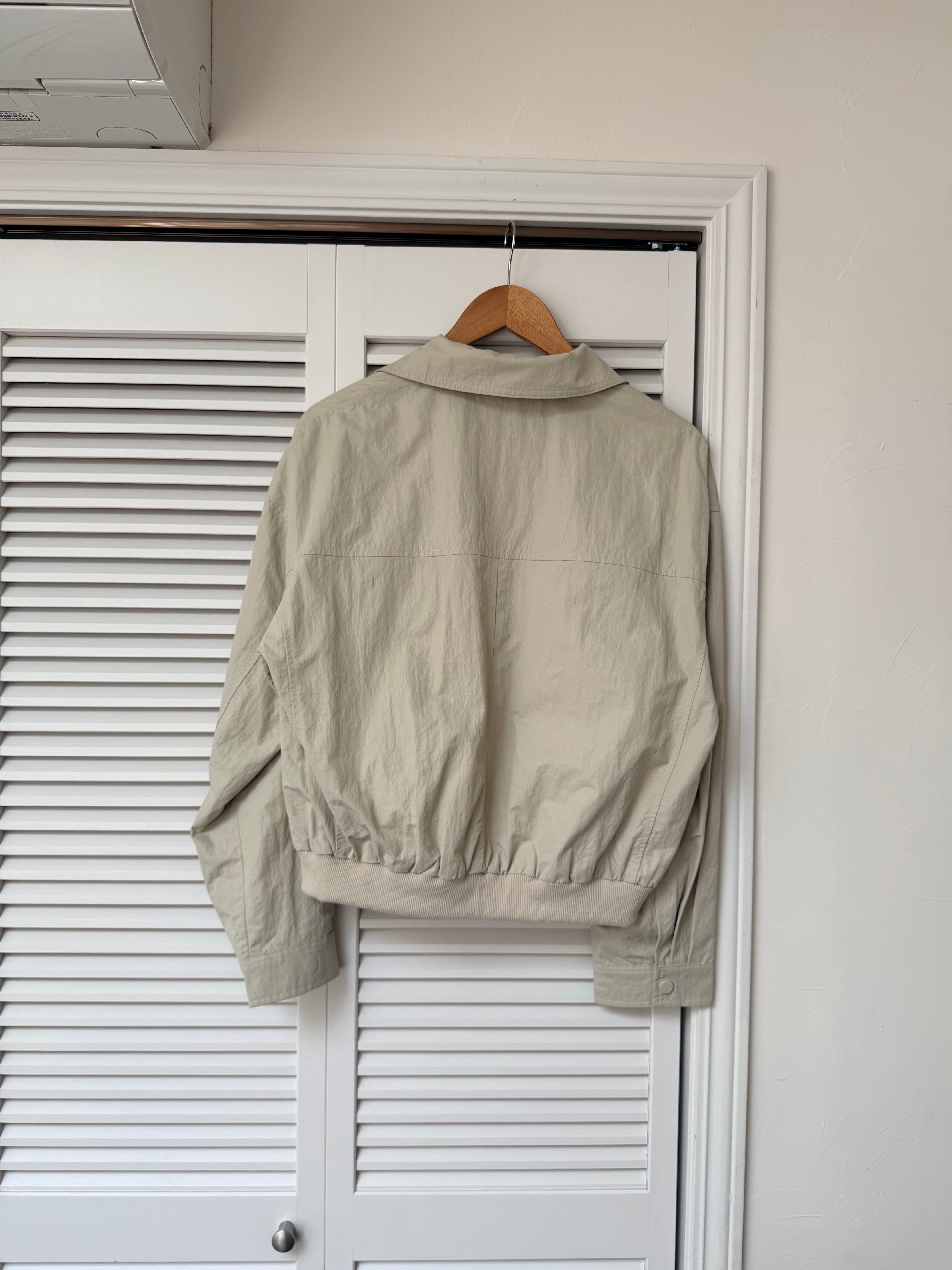6/14restock]Nylon Light Cropped Blouson – A.subjjject