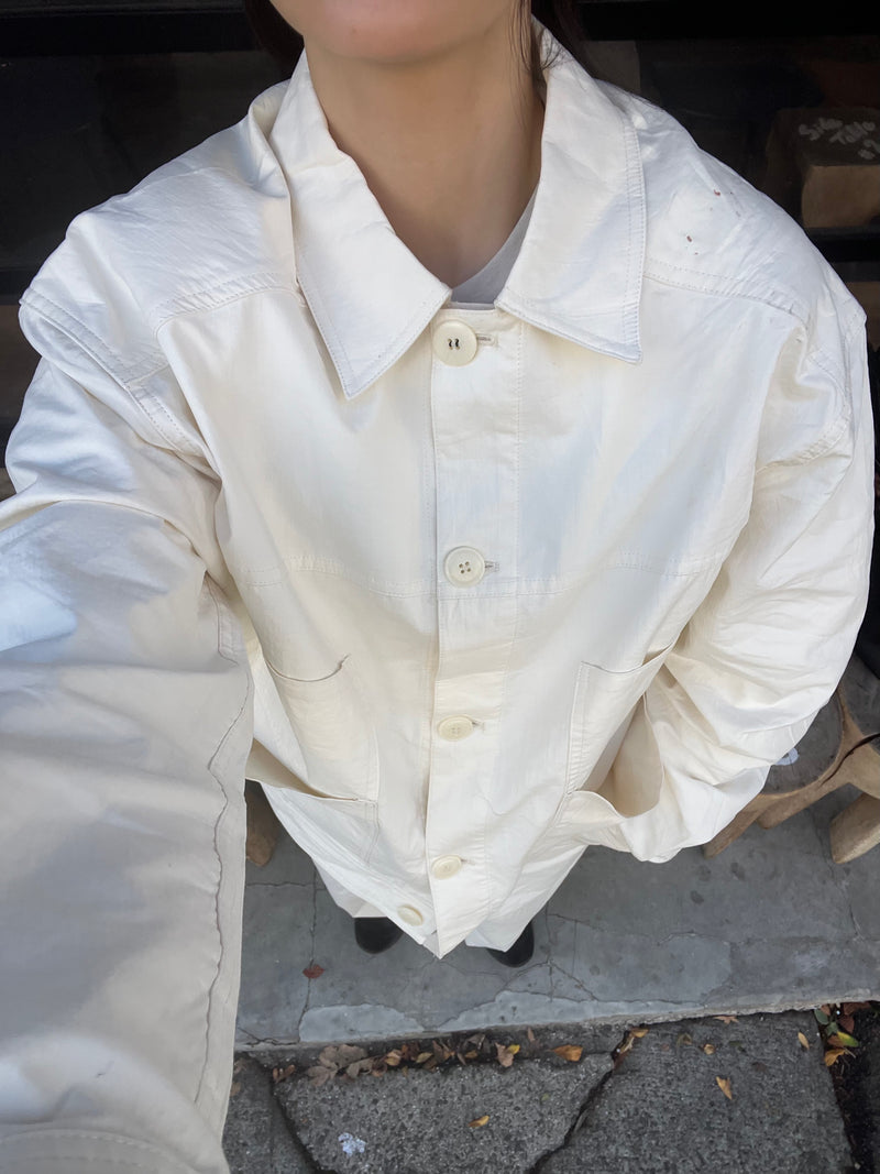 ［4/5restock］ Cotton Canvas Soft Work Jacket