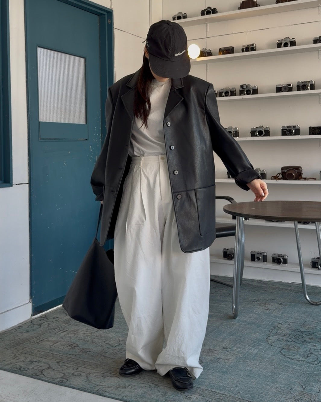 [2/12new] Cotton Wide Balance Pants