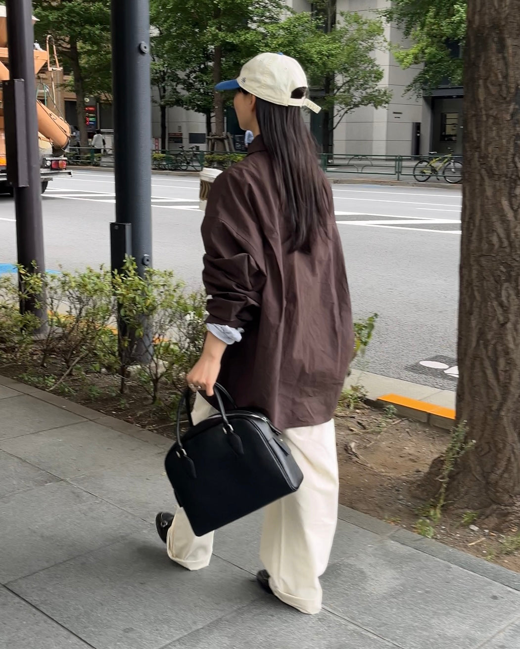 Boston Leather Dome Bag