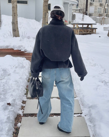 Calm Wash Wide Jeans