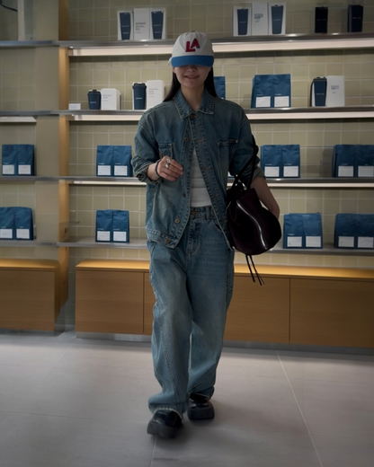 [10/30 new]Washed Denim set  blue 11月下旬〜12月上旬入荷分