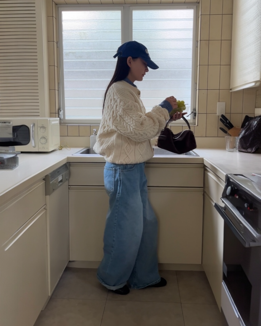 Calm Wash Wide Jeans