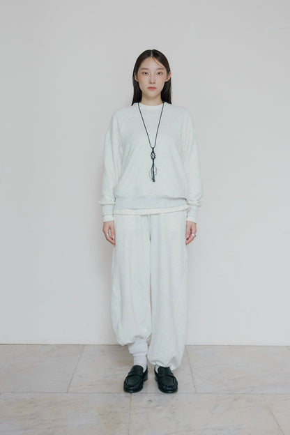 [10/15new] hem light sweat tops WH